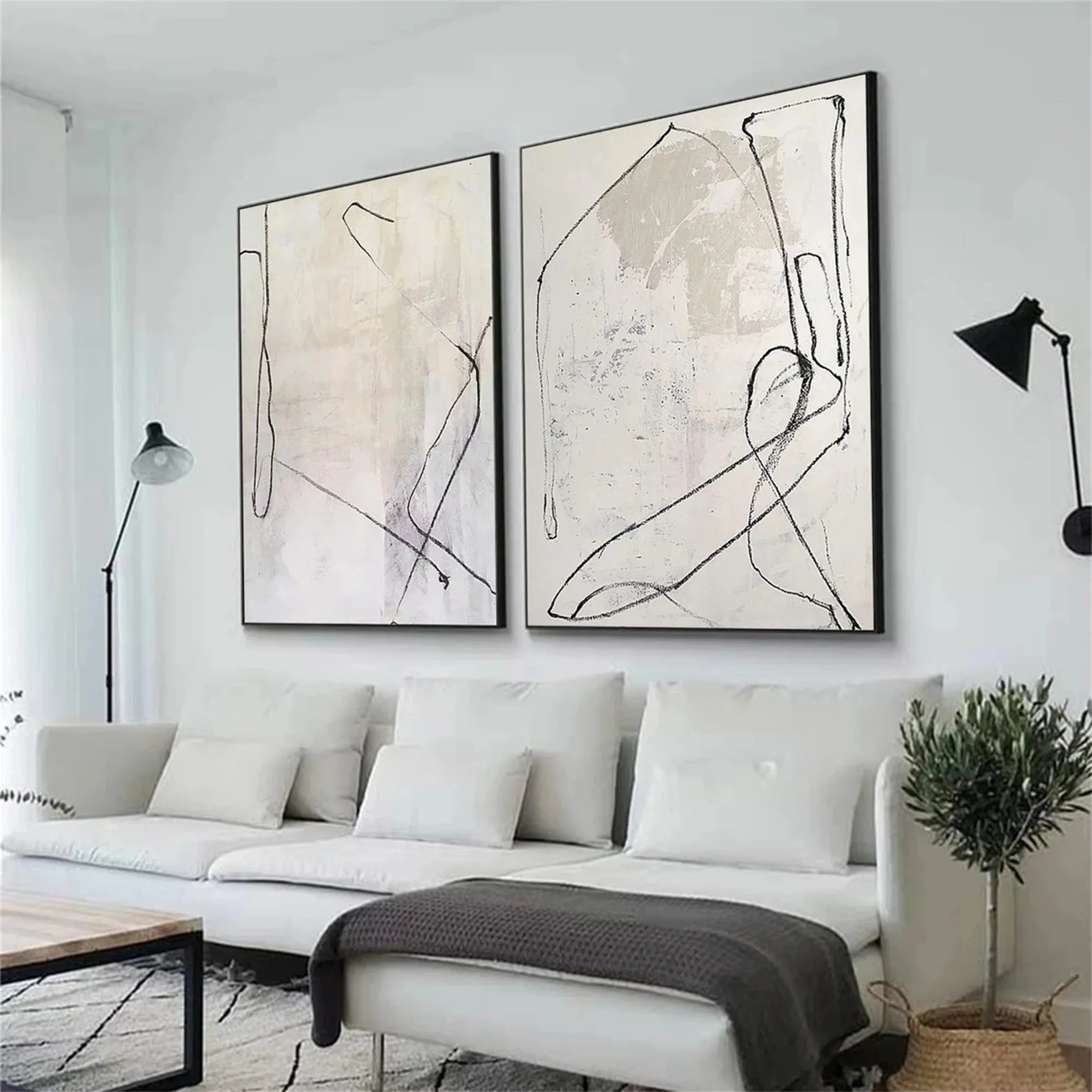 Abstract Tranquility Set of 2 #WS113