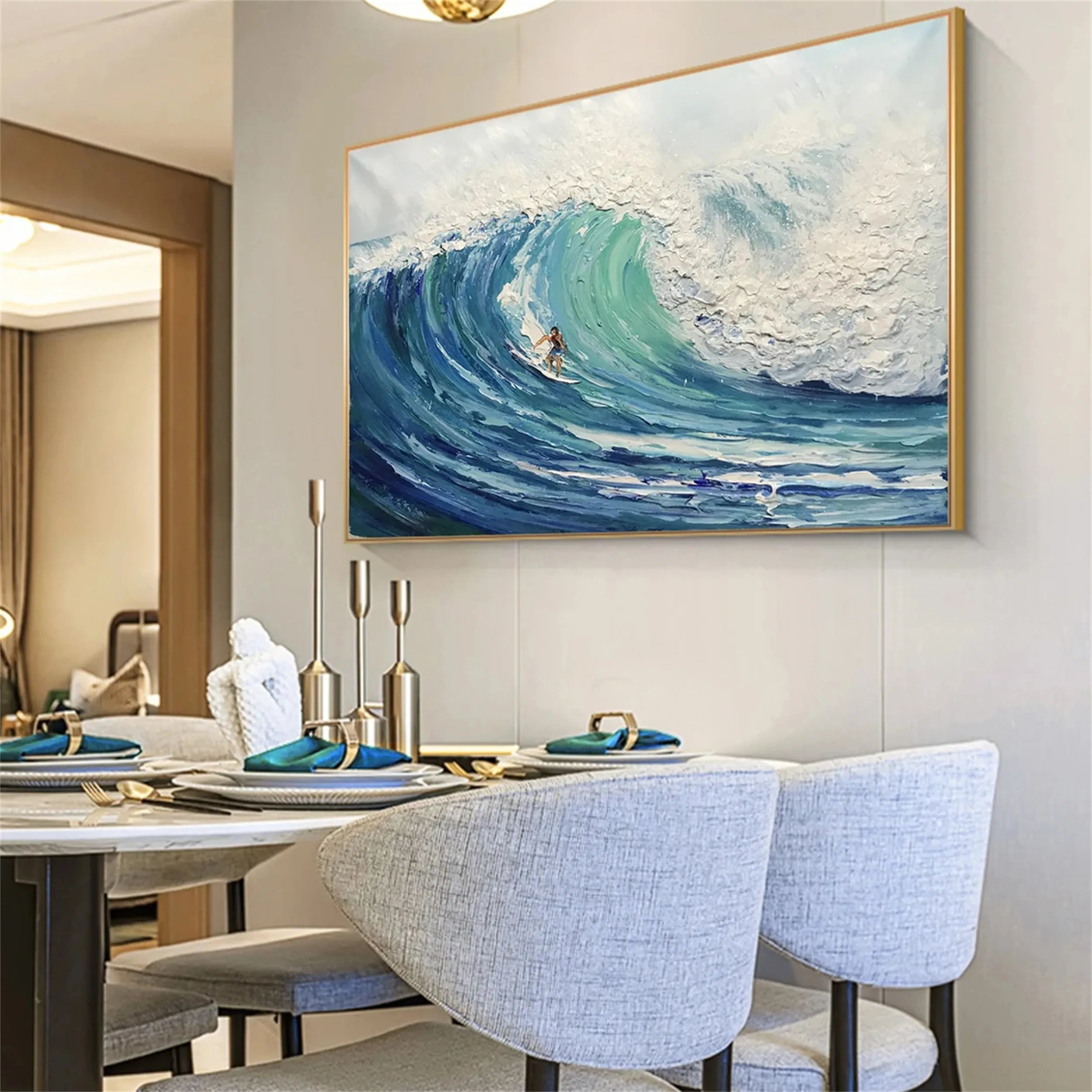 Ocean And Sky Painting #OS 123