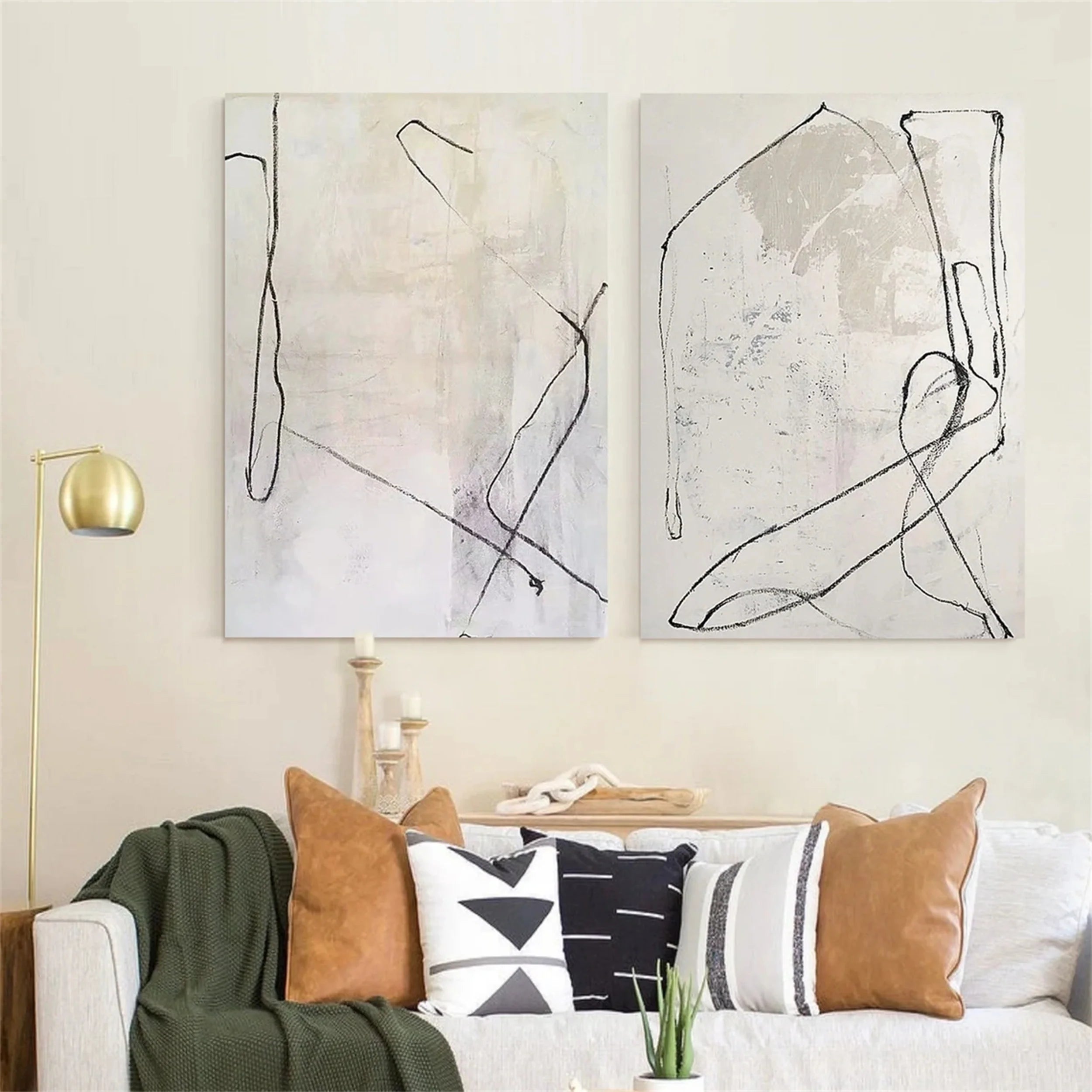 Abstract Tranquility Set of 2 #WS113