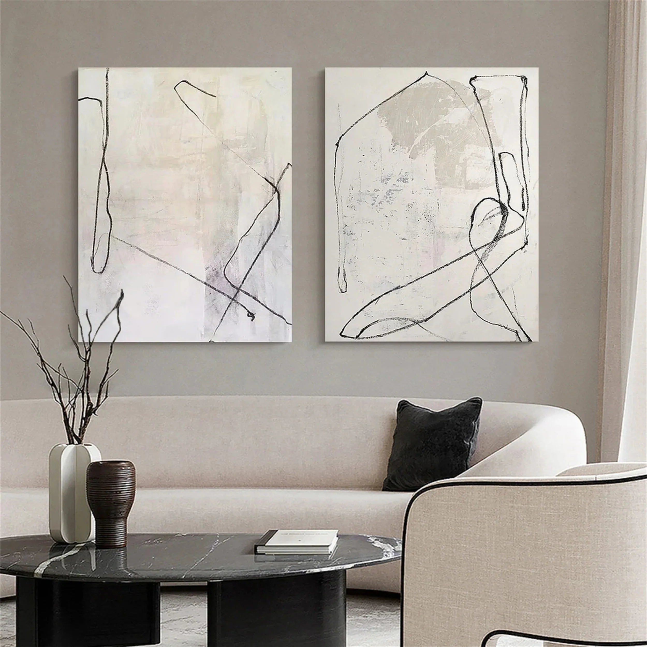 Abstract Tranquility Set of 2 #WS113