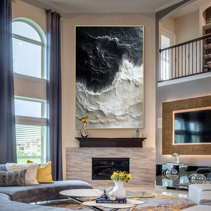 Blue & Green Minimalist Abstract Painting #BGM 025