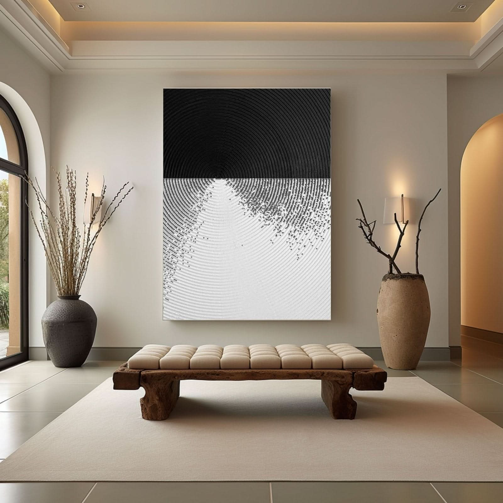 Abstract Minimalist Painting "Immerse" - nukeart