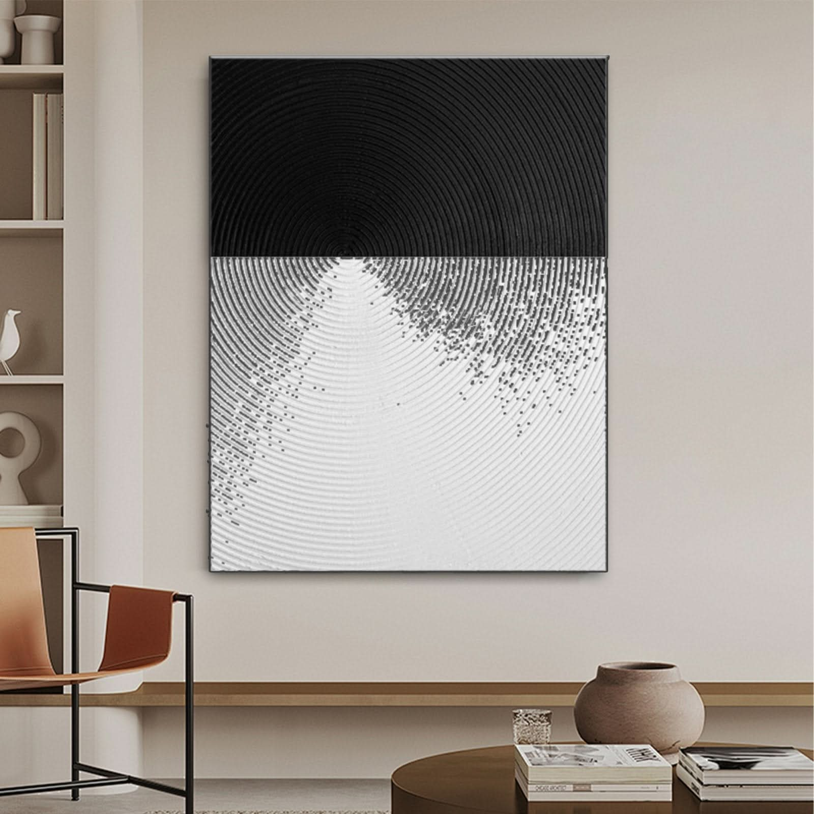 Abstract Minimalist Painting "Immerse" - nukeart