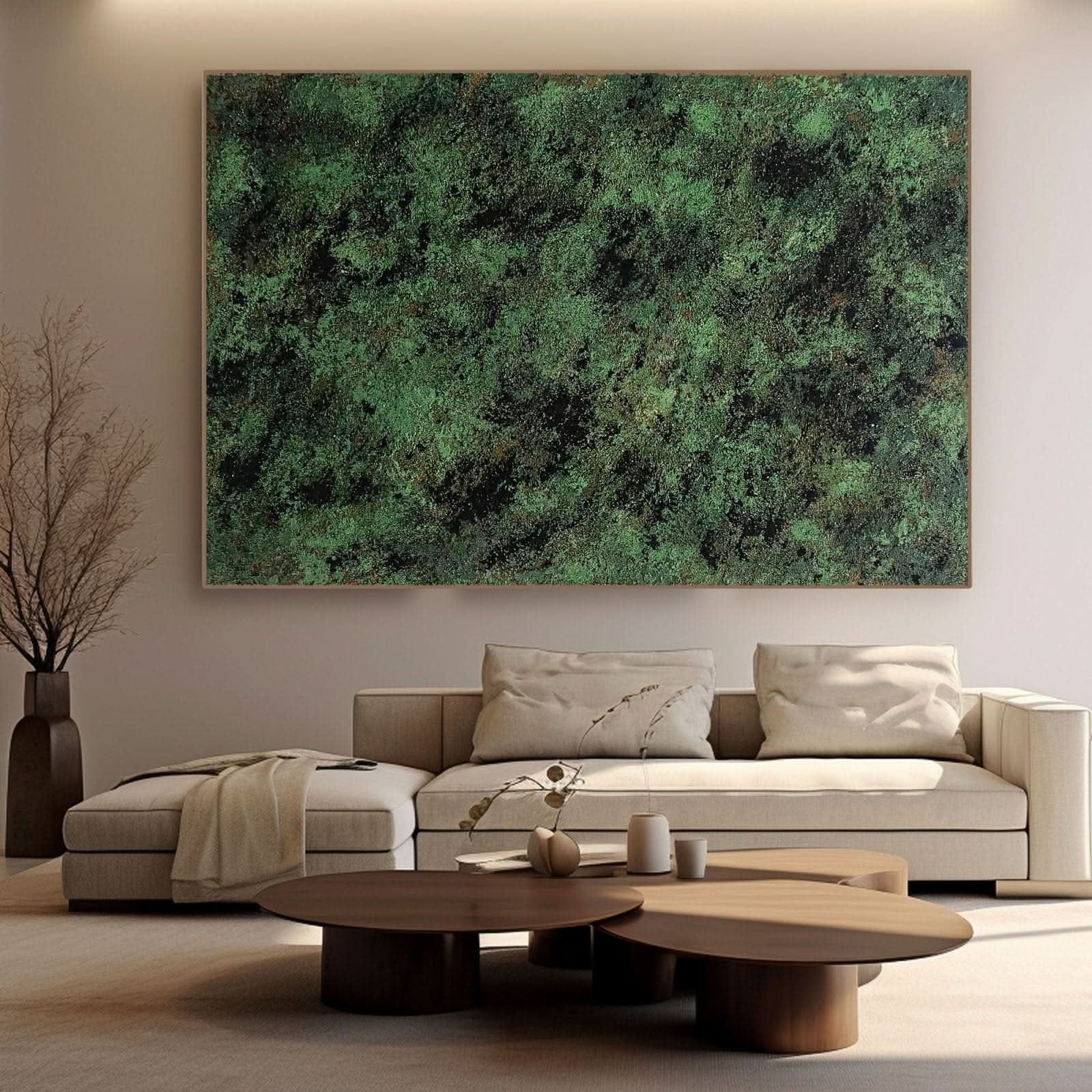 Abstract Painting "Verdant" - nukeart