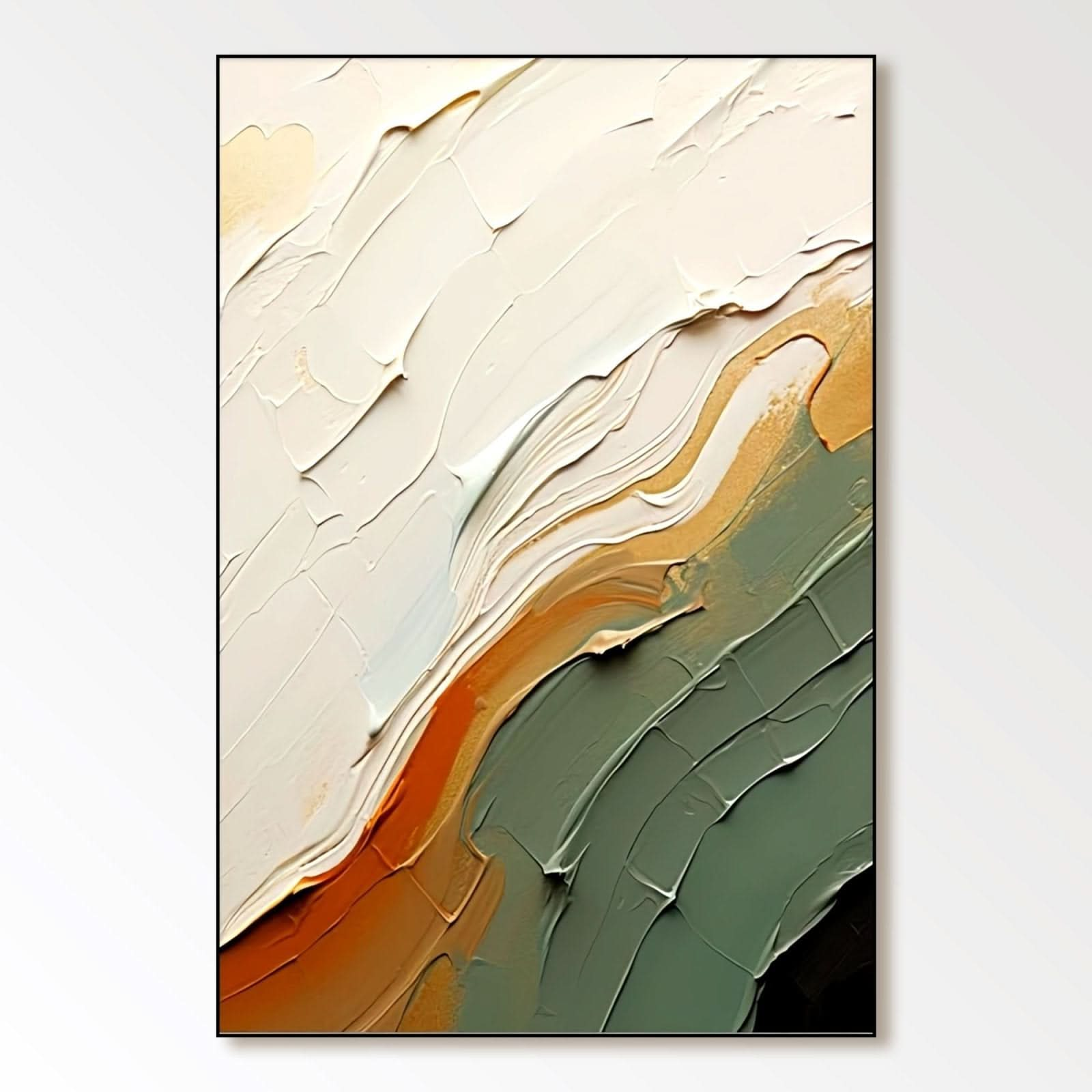 Abstract Plaster Painting "Aether" - nukeart