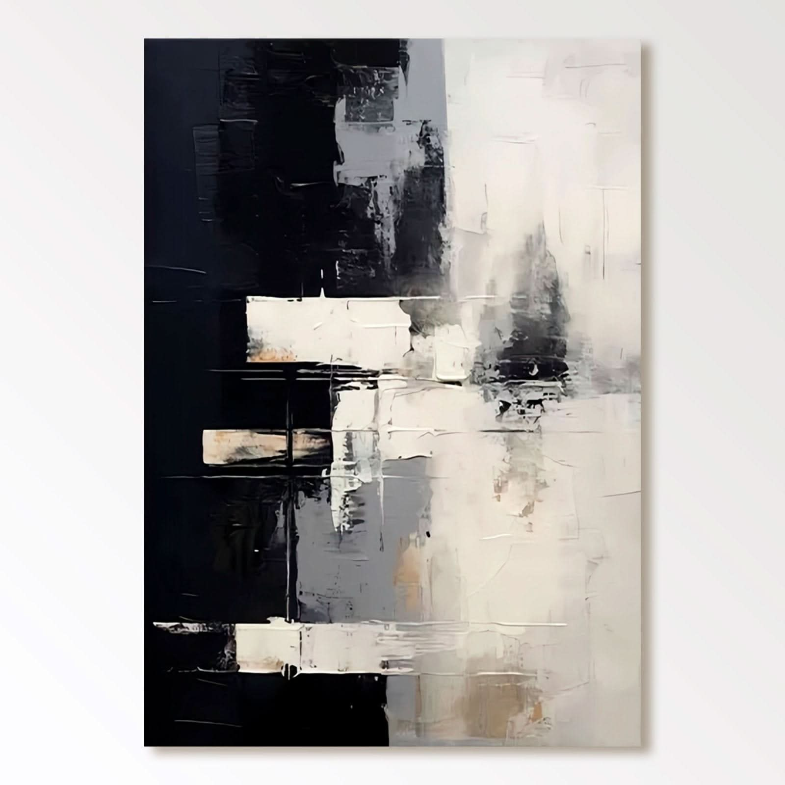 Abstract Plaster Painting "Cascade" - nukeart