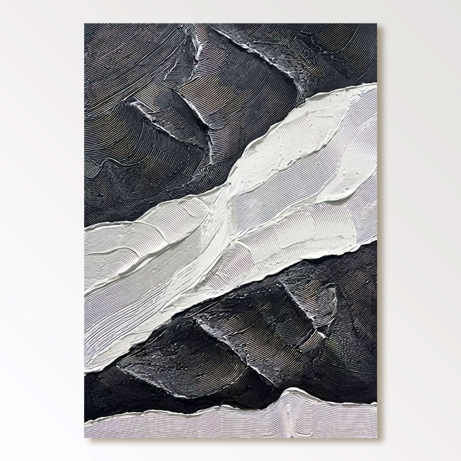 Abstract Plaster Painting "Echo" - nukeart