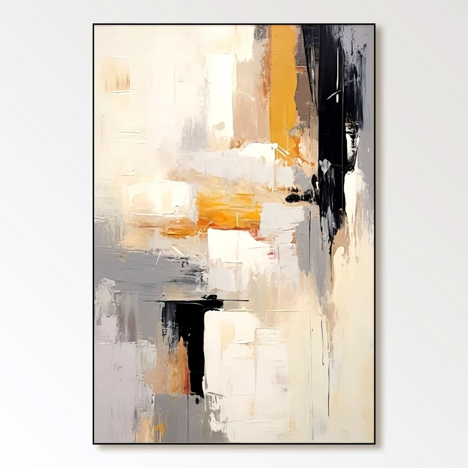 Abstract Plaster Painting "Luminance" - nukeart