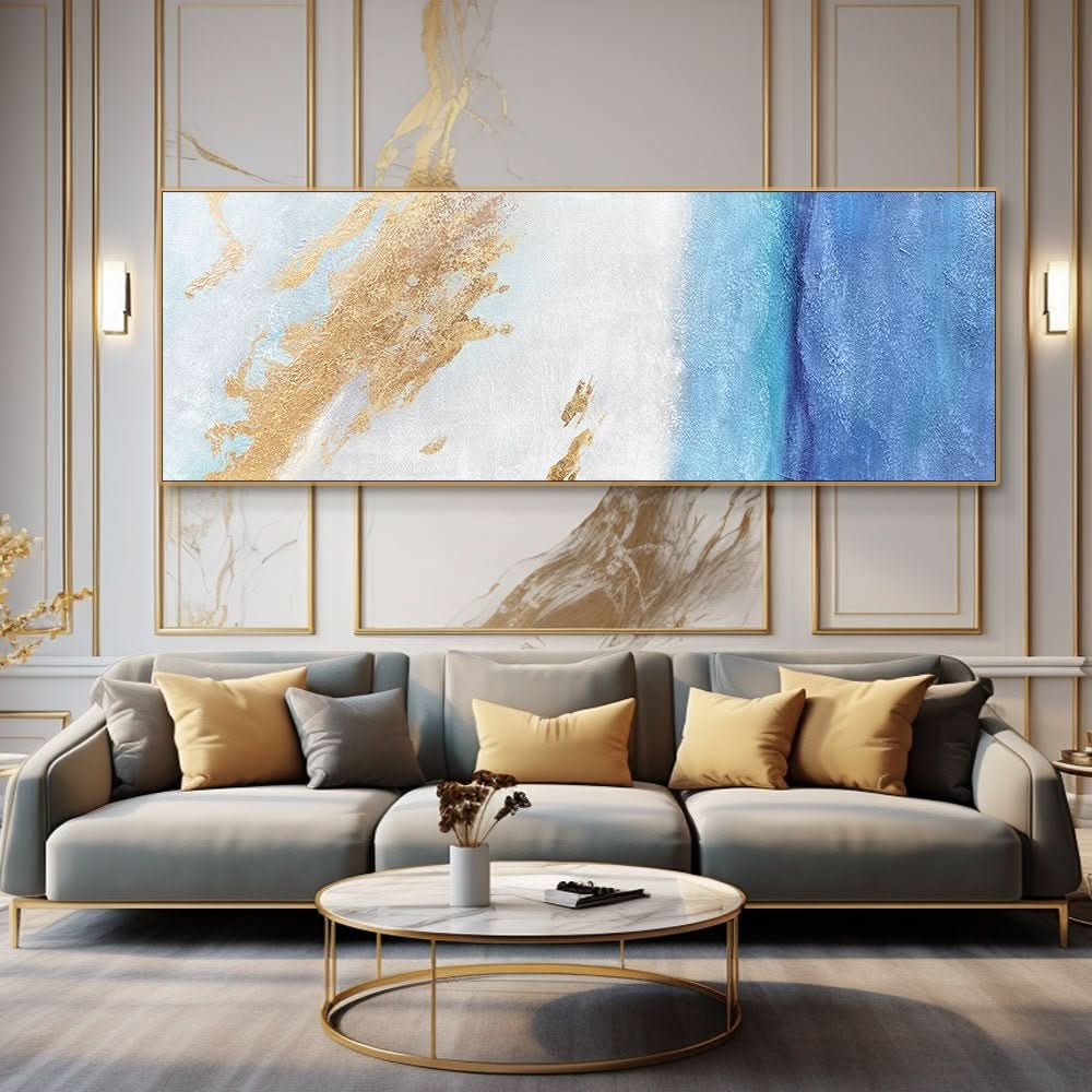 Abstract Plaster Wall Art "Luminescence" - nukeart