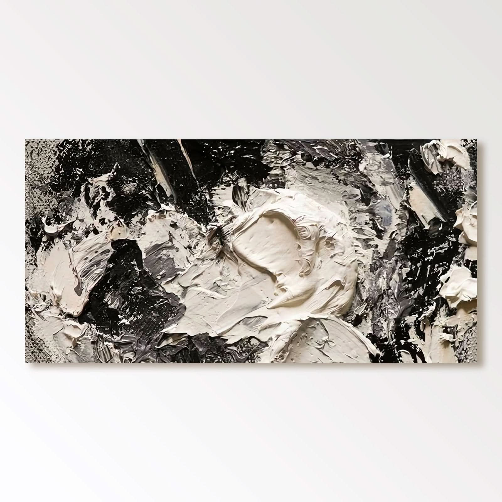 Abstract Plaster Wall Art "Sablelight" - nukeart