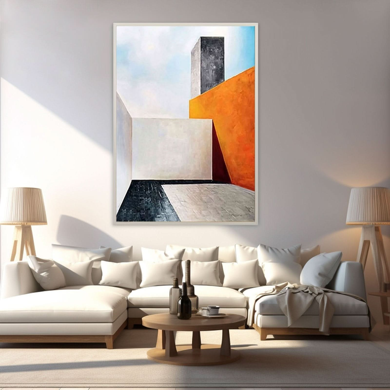 Abstract Wall Art "Urban Solitude" - nukeart