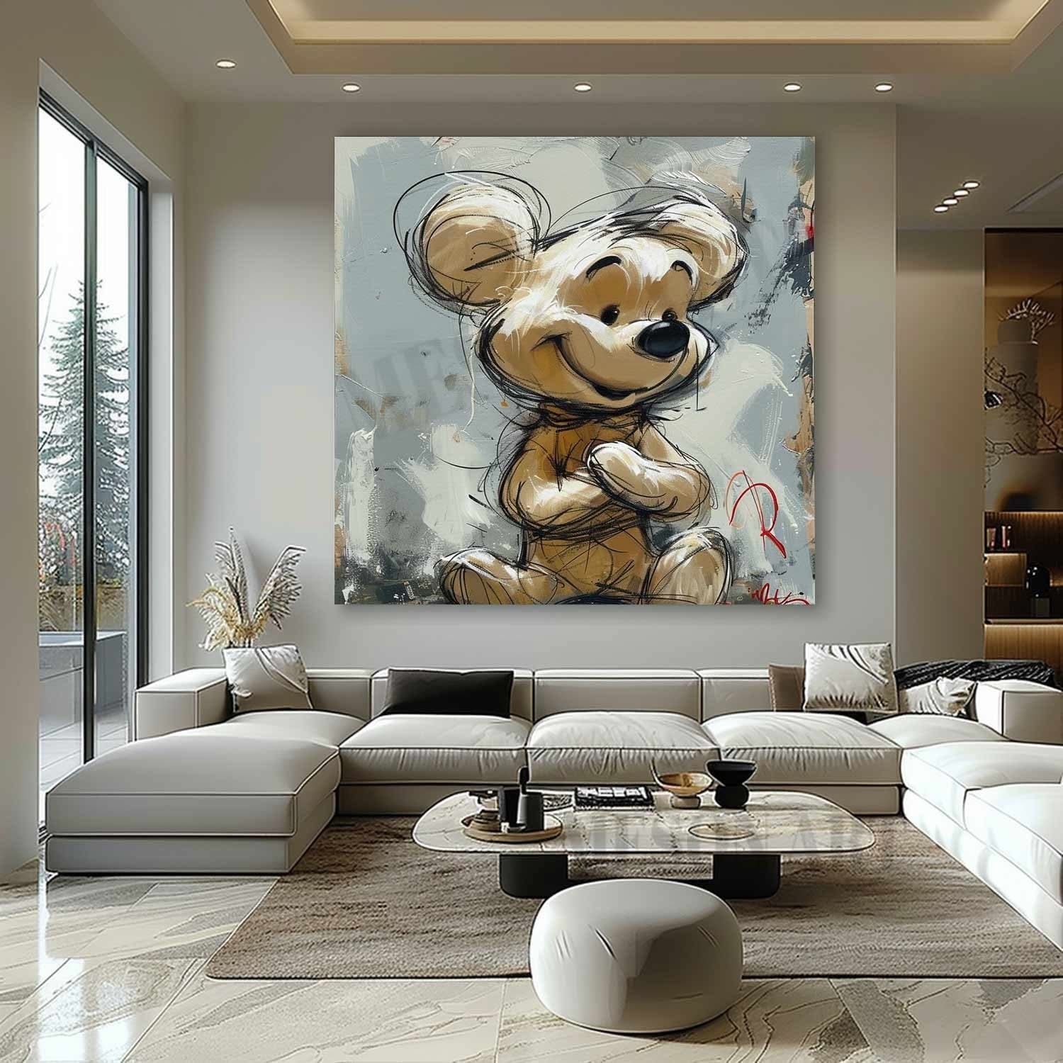 Winnie the Pooh Pop Art for Sale Winnie the Pooh Pop Canvas Wall Art Winnie the Pooh Pop Paintings