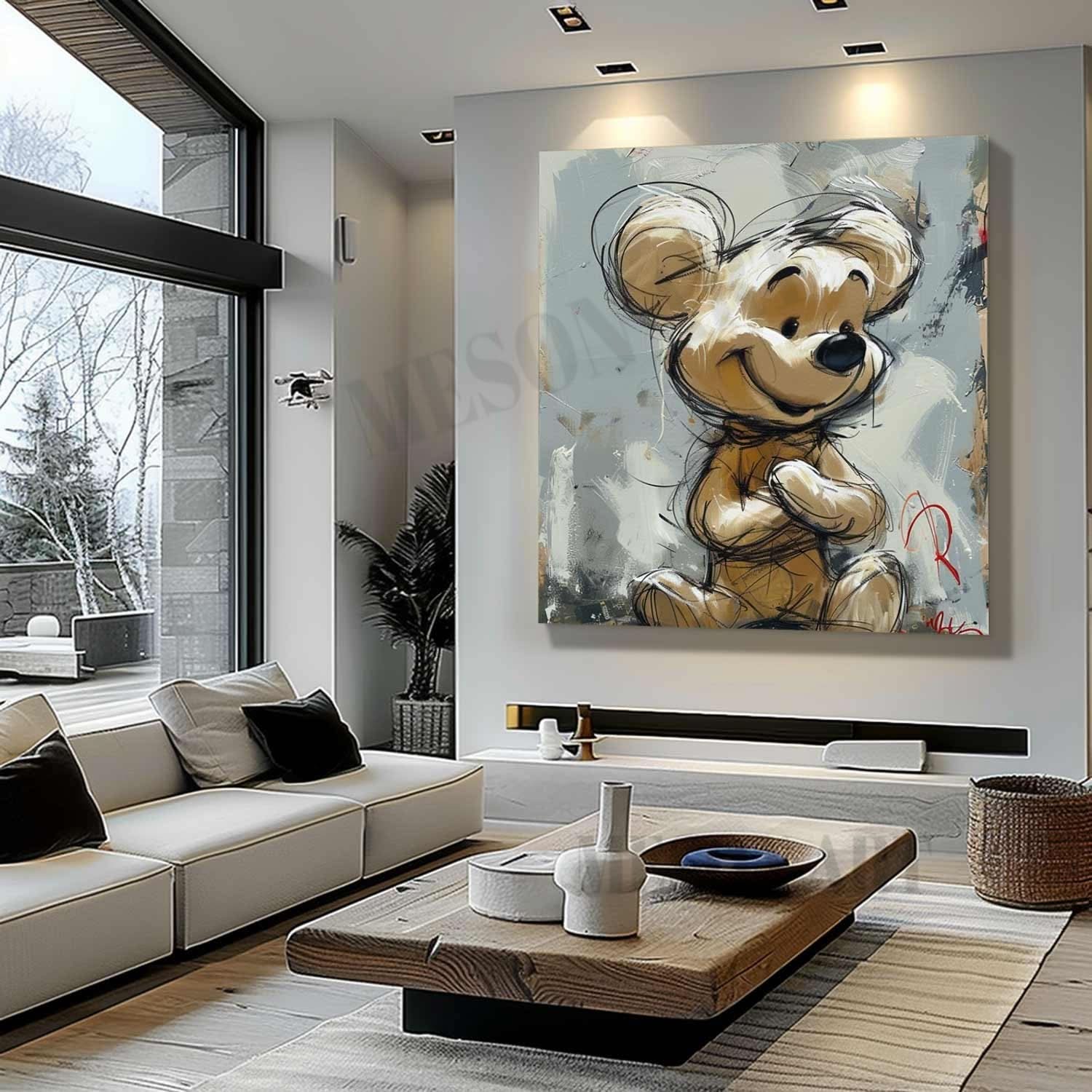 Winnie the Pooh Pop Art for Sale Winnie the Pooh Pop Canvas Wall Art Winnie the Pooh Pop Paintings