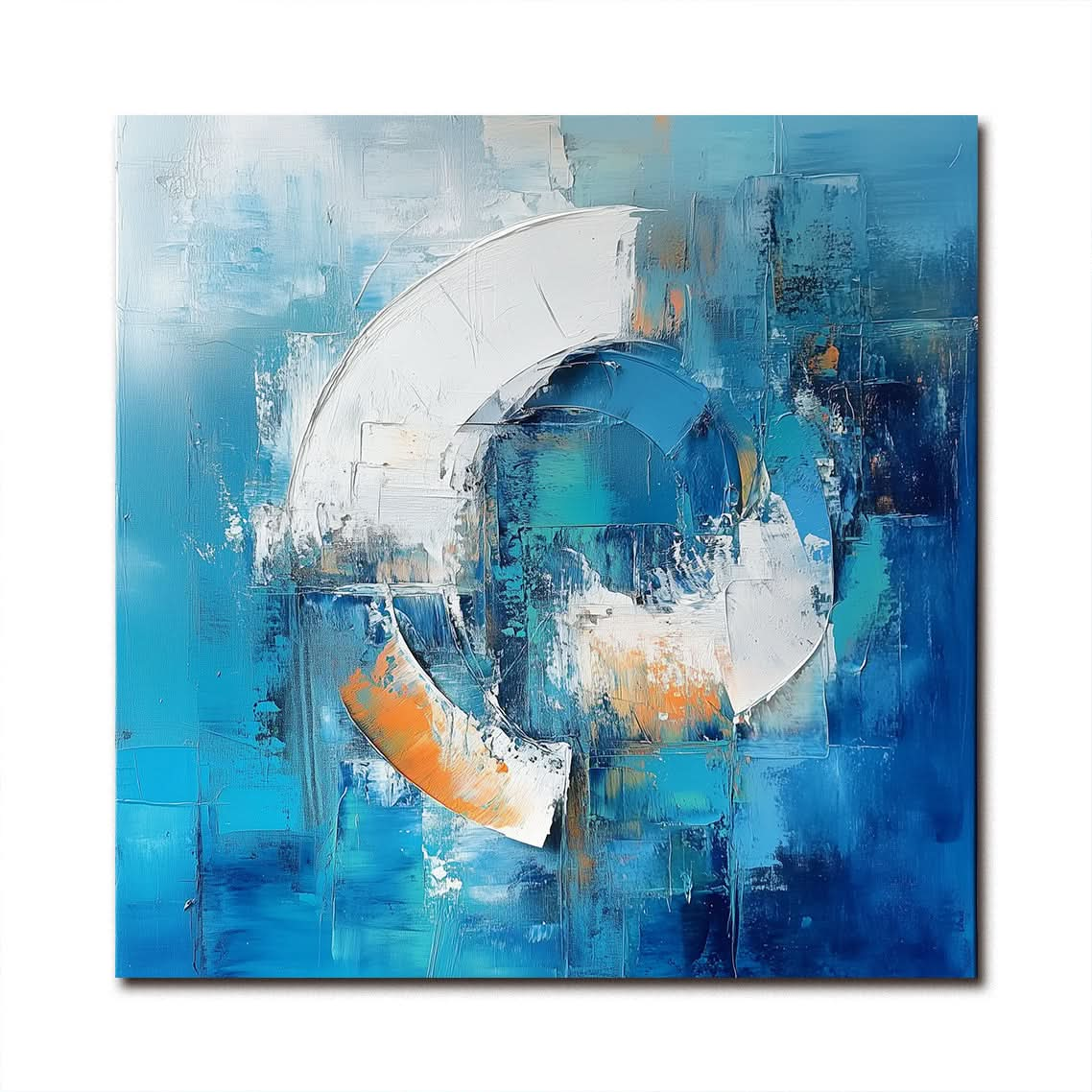 Abstract Rhythm | Textured Oil Painting-wp242928