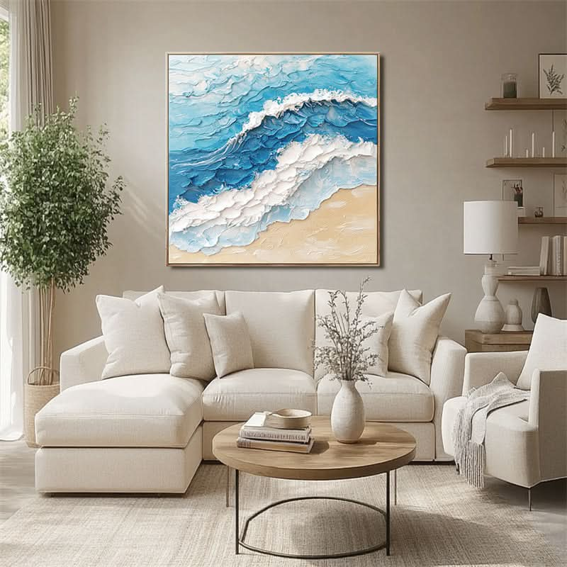 Crashing Waves: Coastal Bliss-wp240438