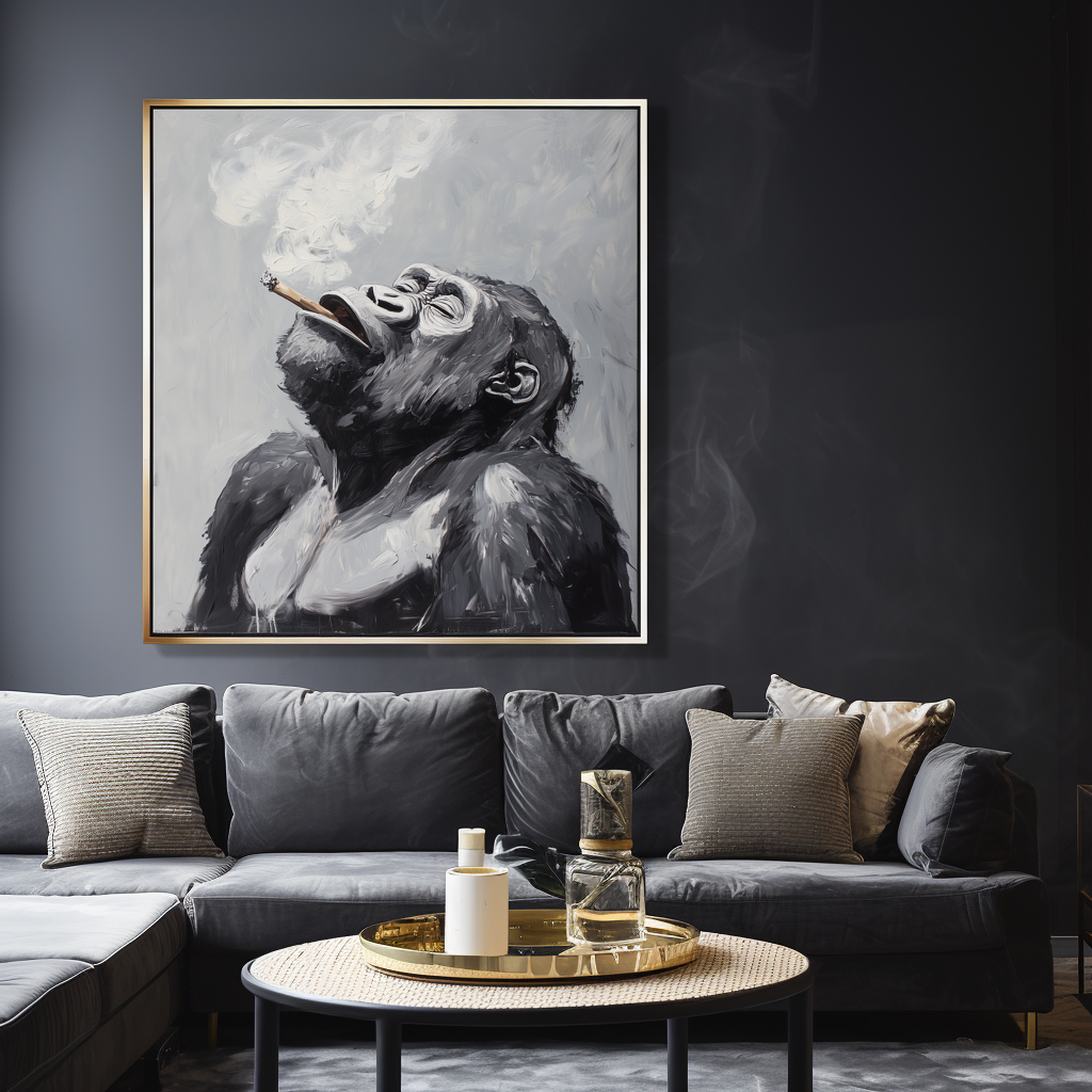 Smoky Reflection - Gorilla Art