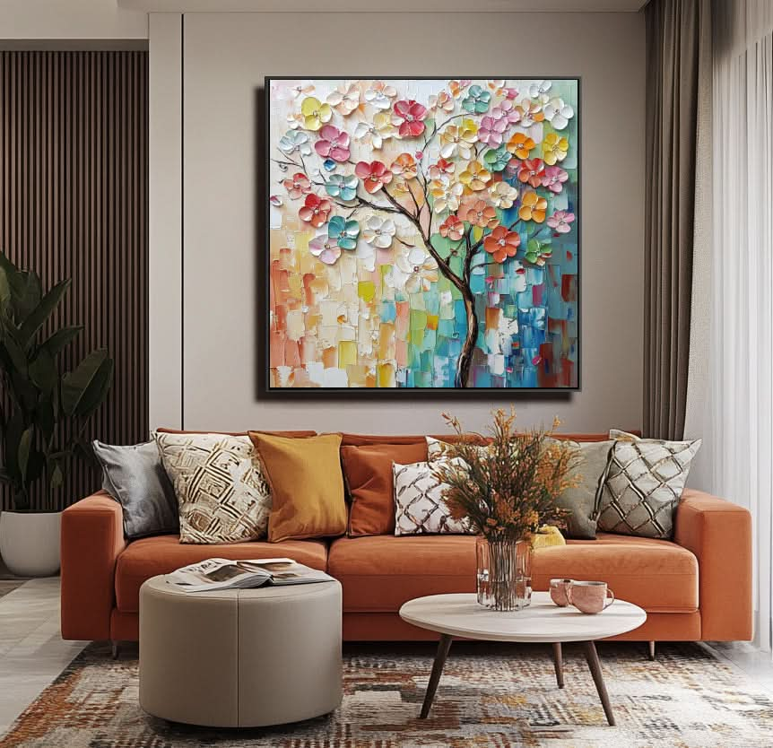 Vibrant Blossom Tree Painting-wp241808