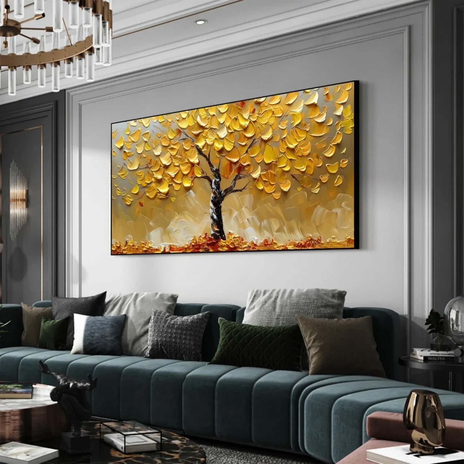Flower And Tree Painting #FT 194
