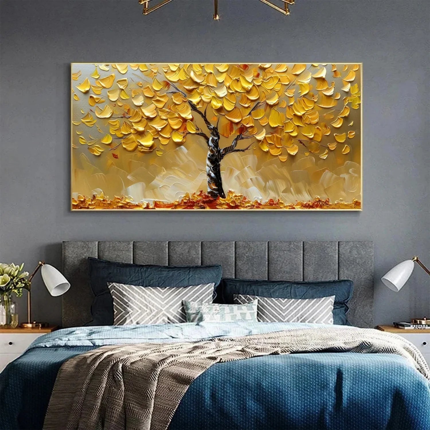 Flower And Tree Painting #FT 194