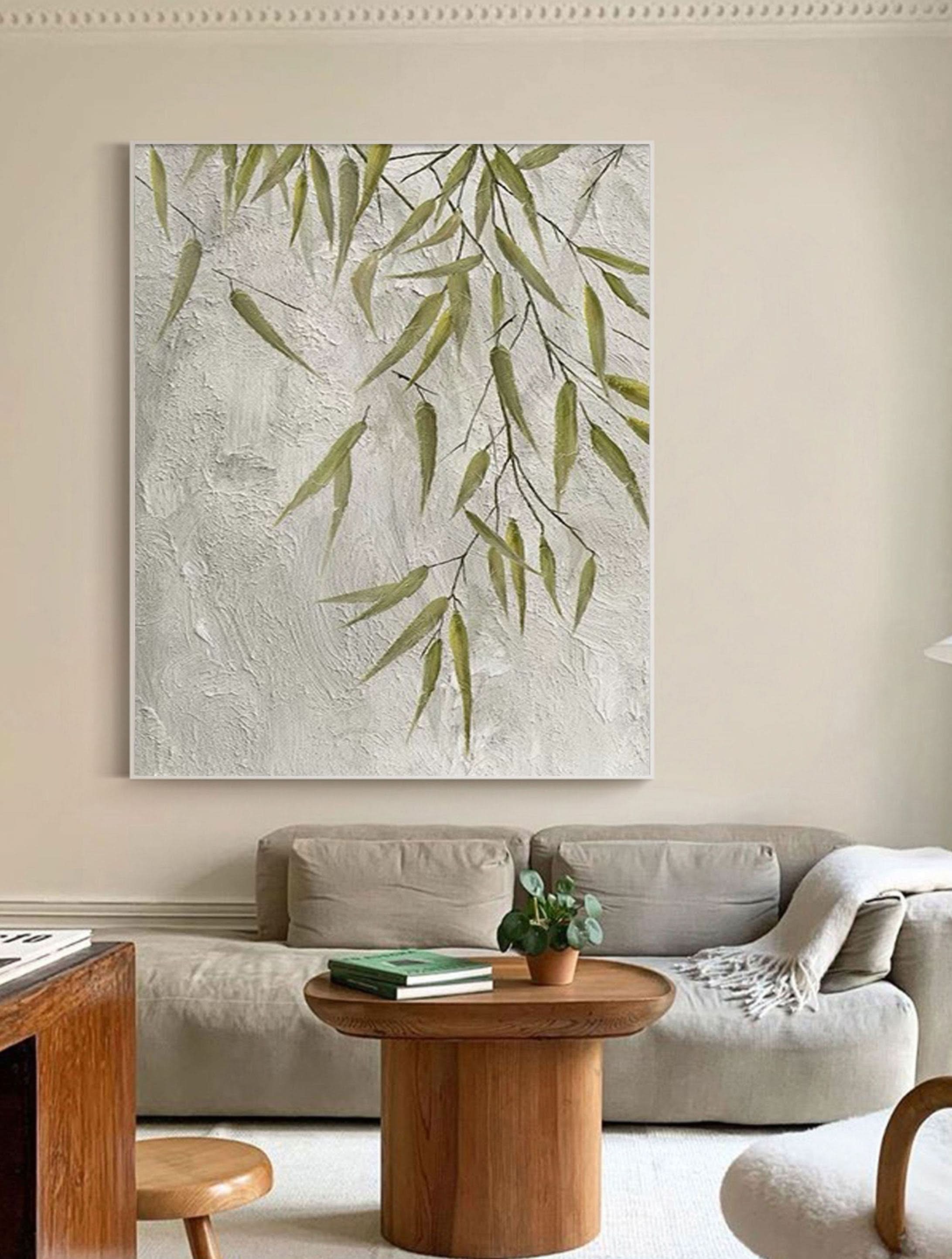White Minimalist Abstract Painting #CXA 008