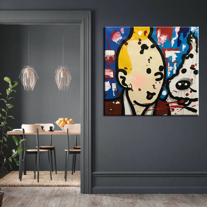 Tintin Pop Art Canvas