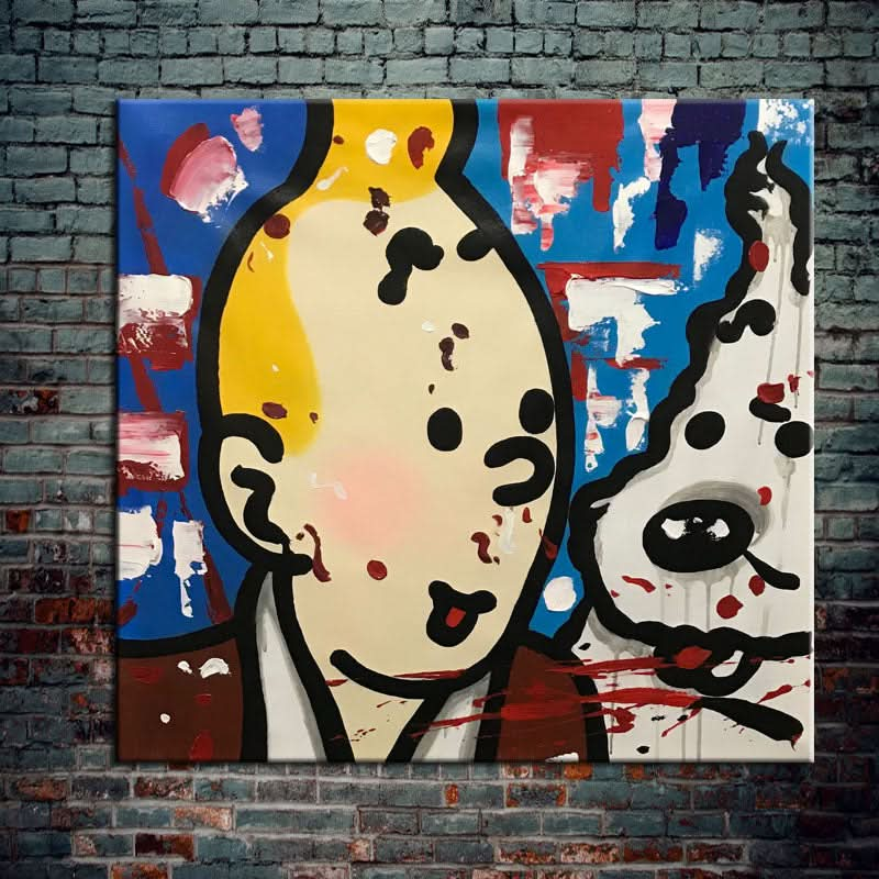 Tintin Pop Art Canvas