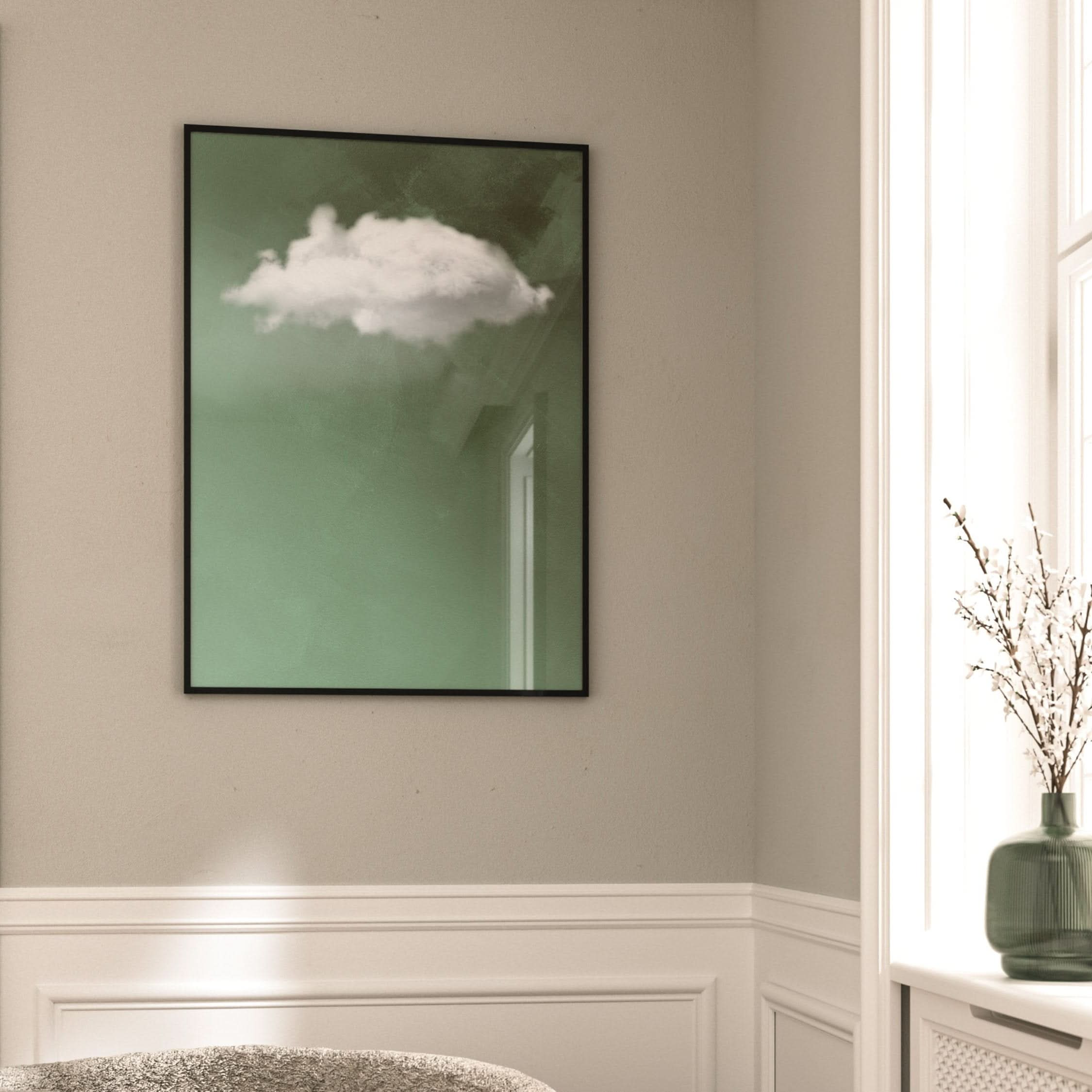 Sage Green Cloud Decor - Solitary Dream