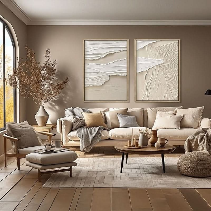 Wabi-Sabi Layers: Beige Serenity