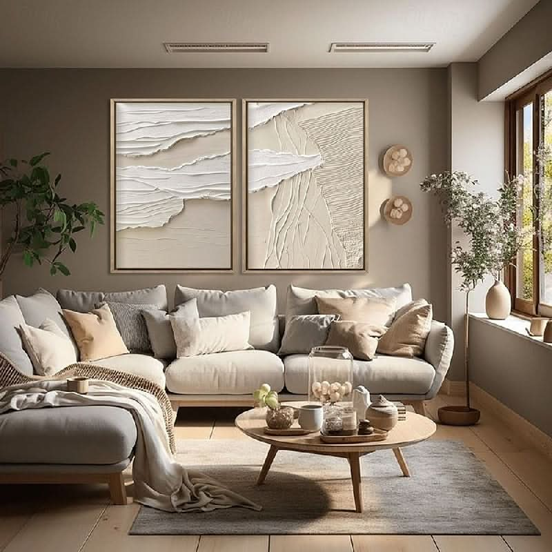 Wabi-Sabi Layers: Beige Serenity