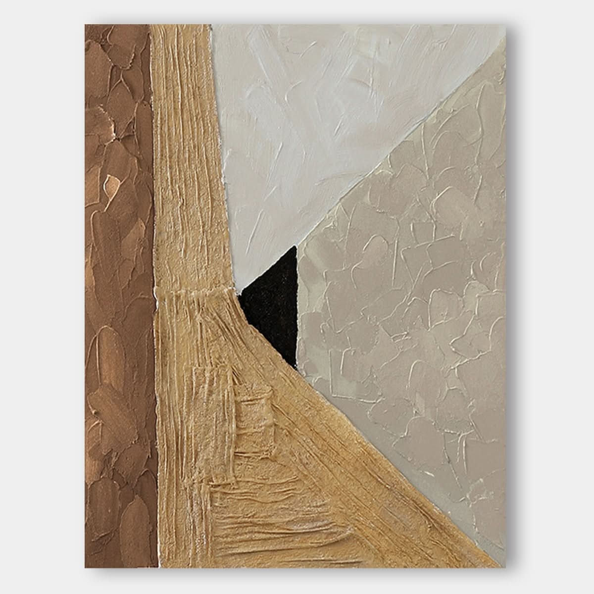 Wabi Sabi Wall Art Abstract Art - Angular Elegance