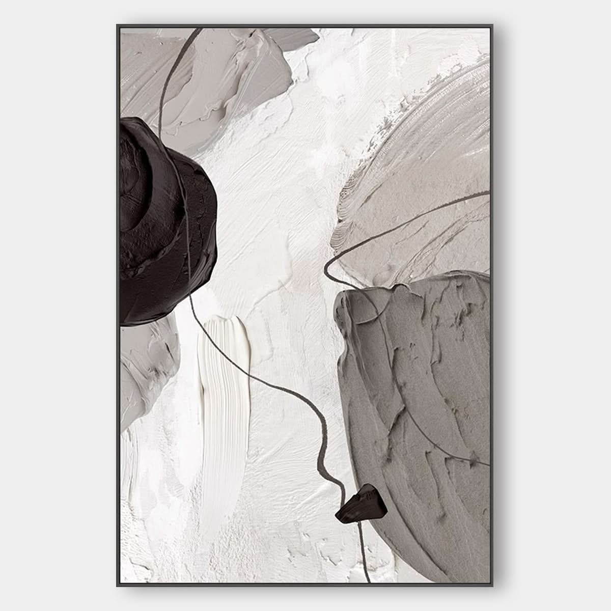 WABI SABI WALL ART - SILVER ELEGANCE #Iris004