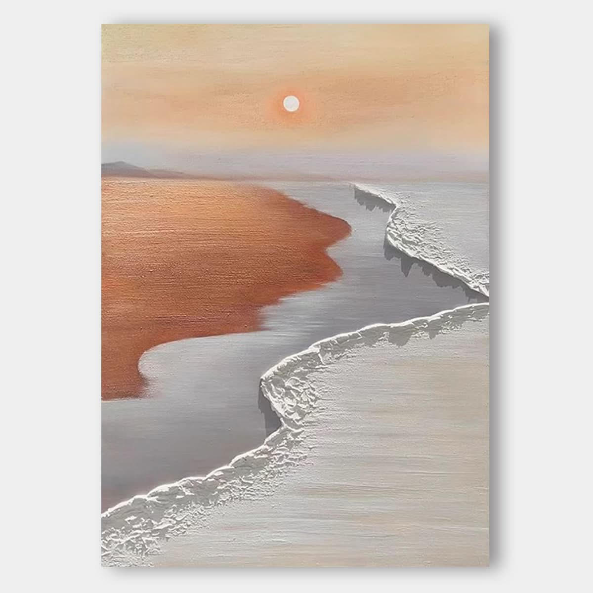 WABI SABI WALL ART - SUNSET SERENITY #Iris007