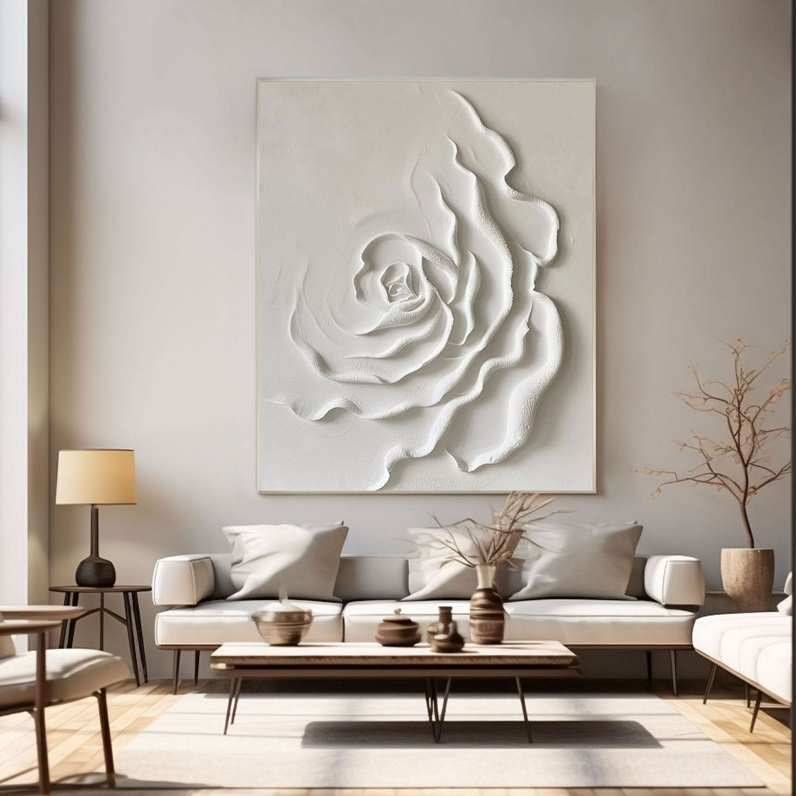 Plaster Painting "Eternal Blossom" - nukeart