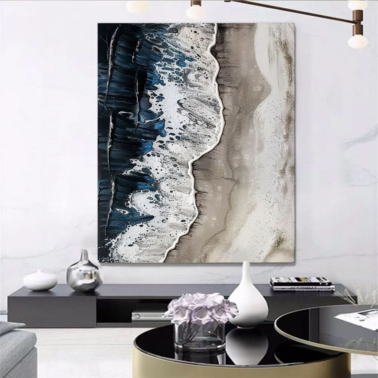 Plaster Painting "Eternal Waves" - nukeart