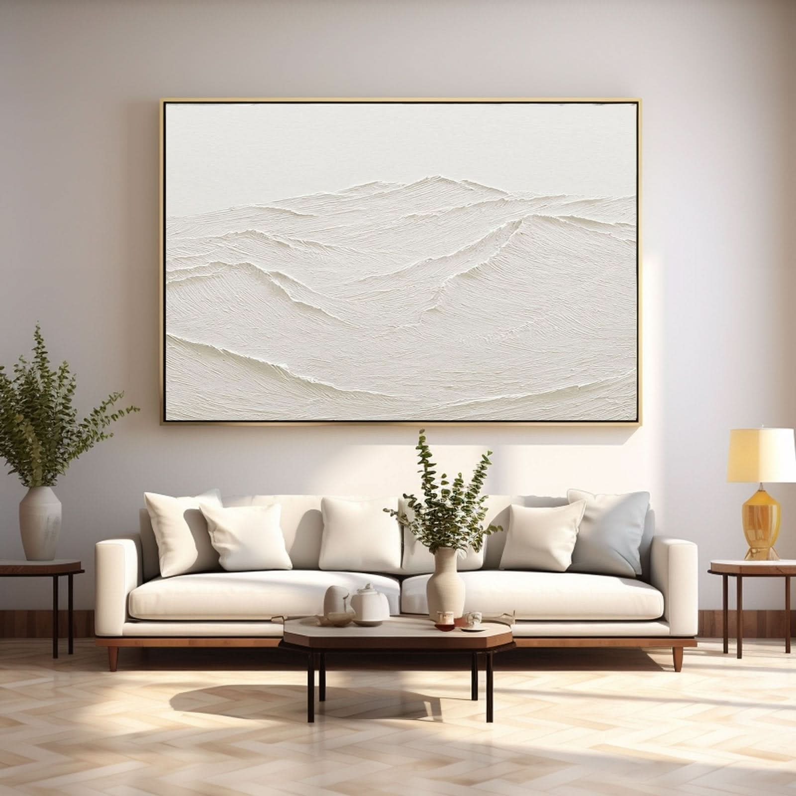 Plaster Painting "Ethereal Ridges" - nukeart