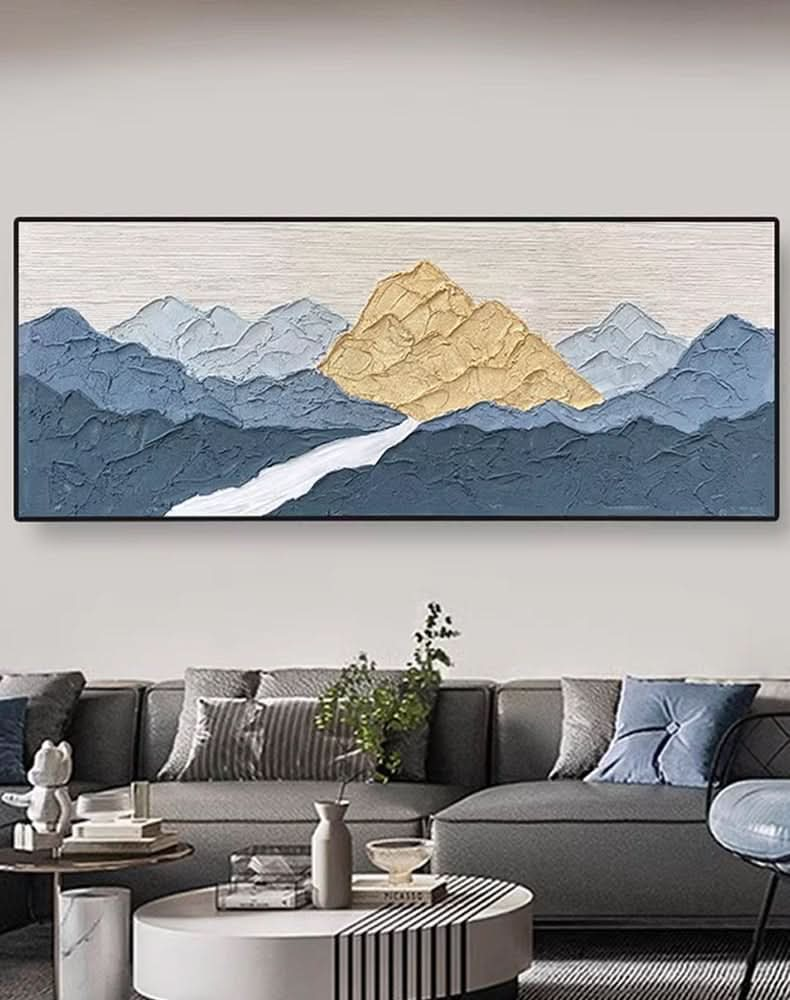 Plaster Painting "Golden Summit" - nukeart