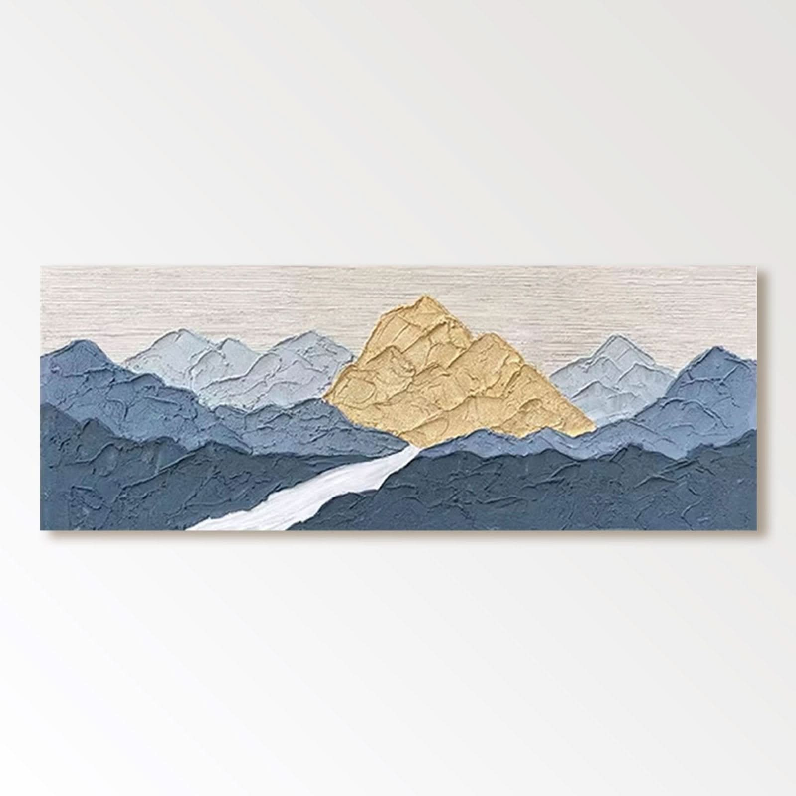 Plaster Painting "Golden Summit" - nukeart