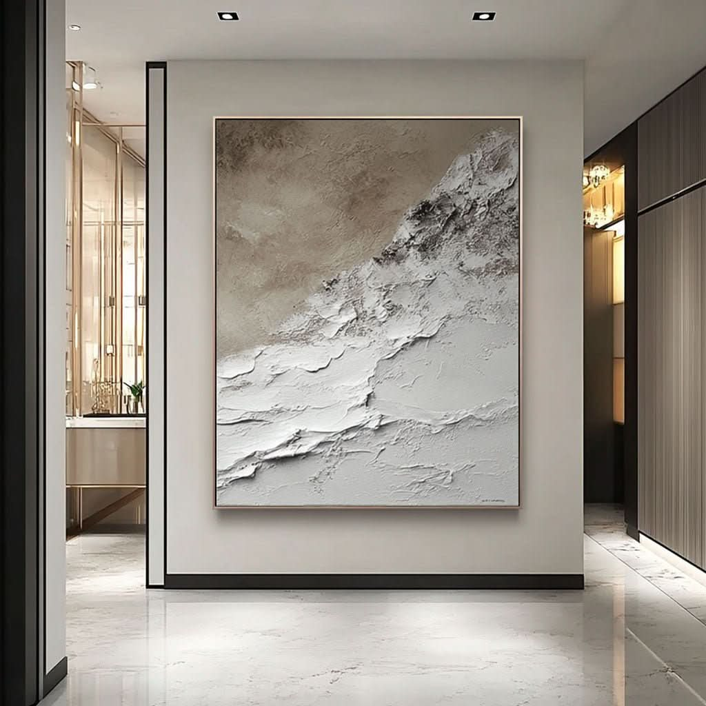 Plaster Painting " Horizons Inconnus" - nukeart