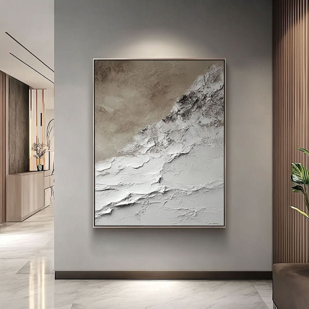 Plaster Painting " Horizons Inconnus" - nukeart