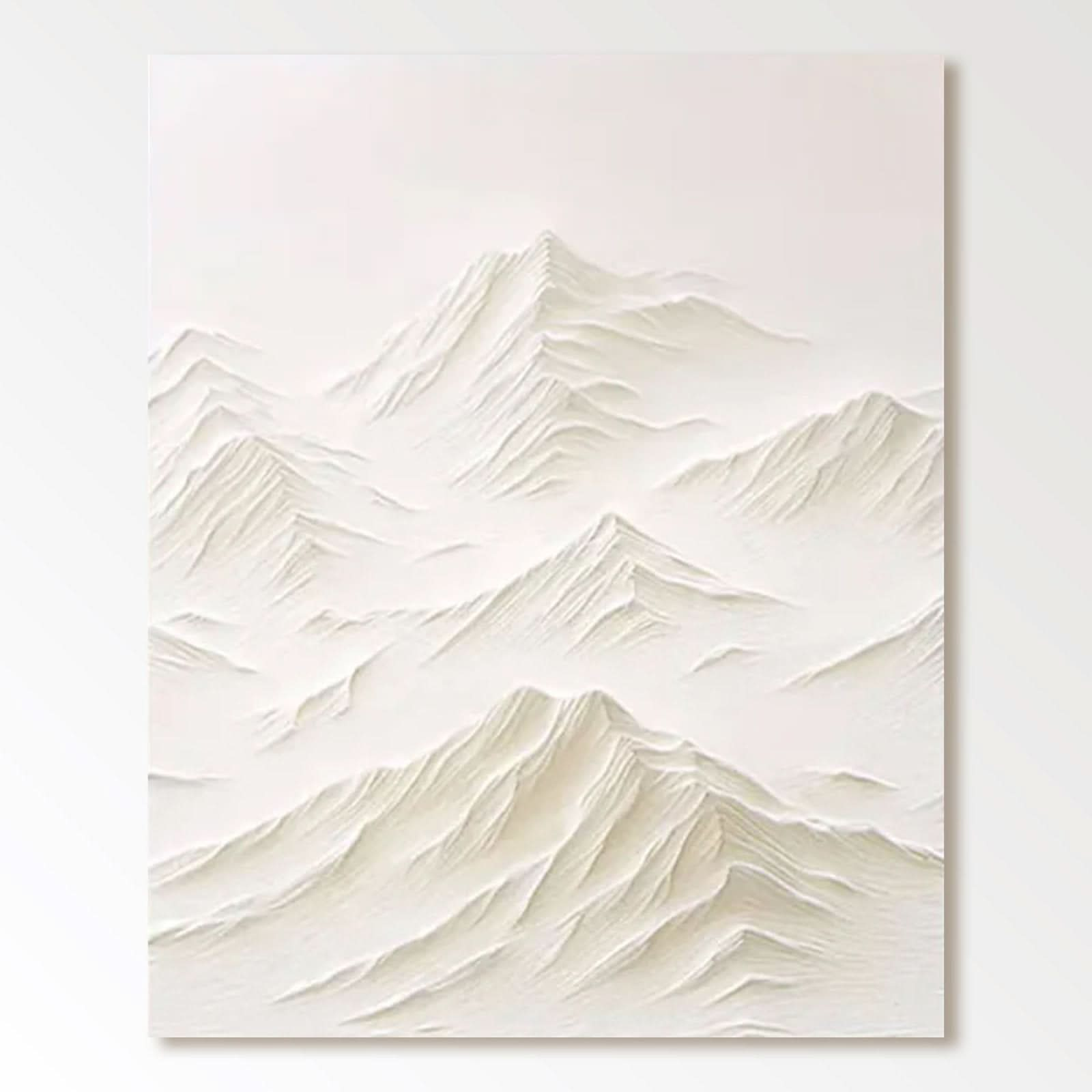 Plaster Painting "Monts Silencieux" - nukeart