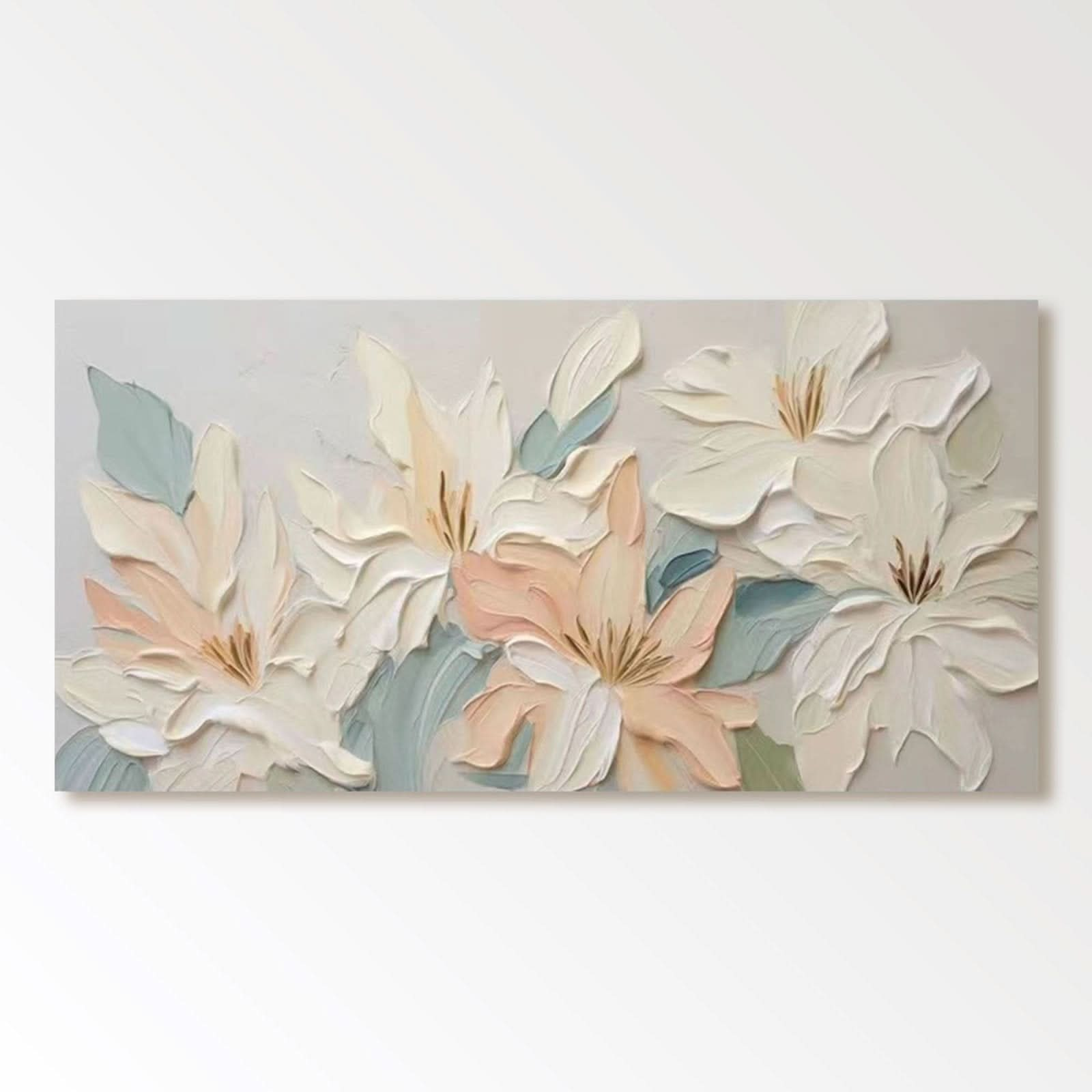 Plaster Painting "Spring's Gentle Awakening" - nukeart