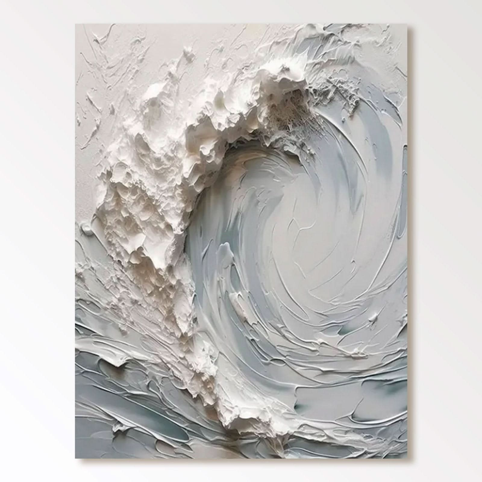 Plaster Painting "Whispers of Serenity" - nukeart