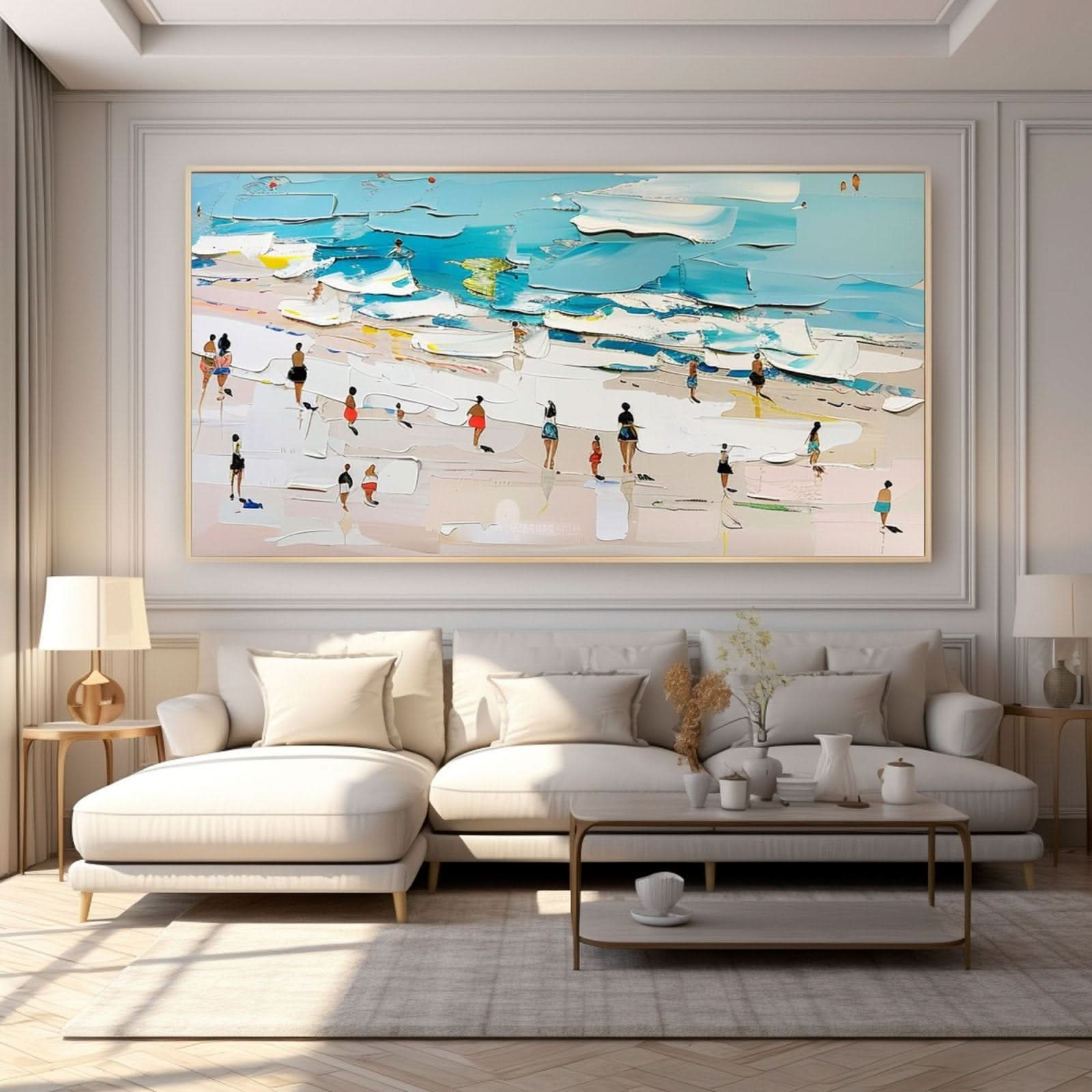 Plaster Wall Art"Beach Day" - nukeart