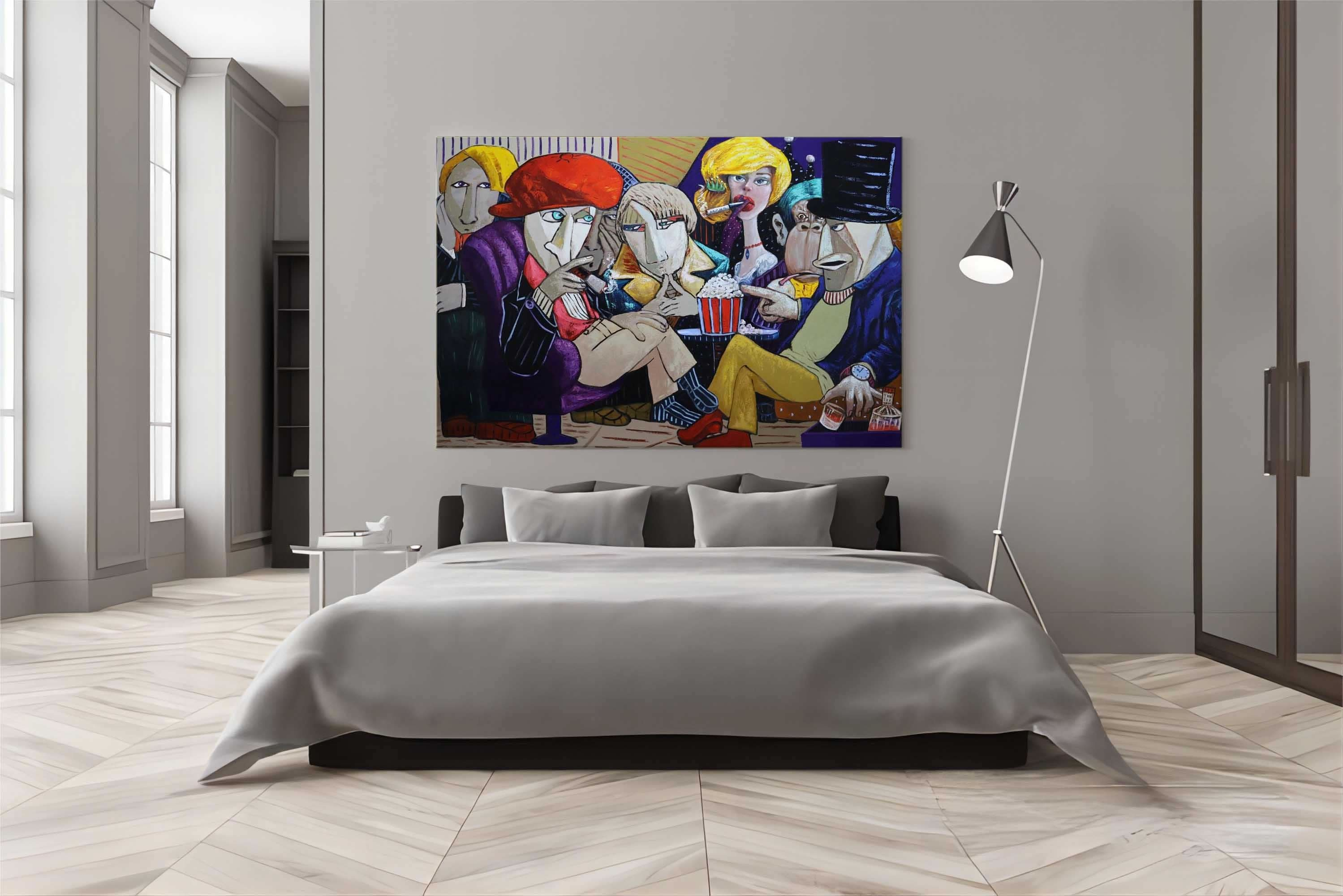 Large Pop Canvas Art Contemporary Pop Artists Original Pop Art People Pop Art Wall Decor