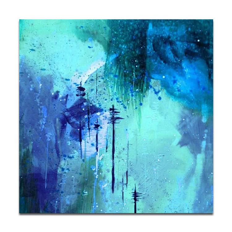 Abstract Acrylic Painting On Canvas Large Painting Blue Painting | Beautiful picture scroll