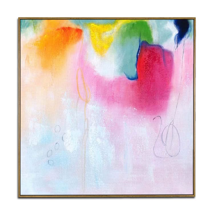 Großes Ölgemälde auf Leinwand, handgefertigt, Originalkunst, modernes Acrylgemälde | Pralle Frucht 