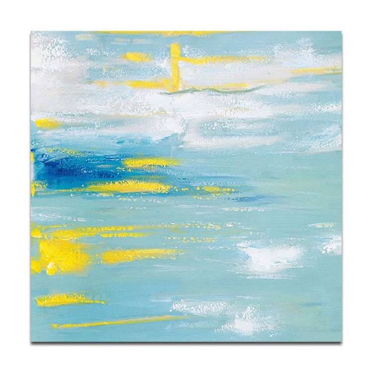 Clouds Abstract Acrylic Painting On Canvas With Gold Stroke On Canvas Large Contemporary Oil Painting | Clouds in the sky