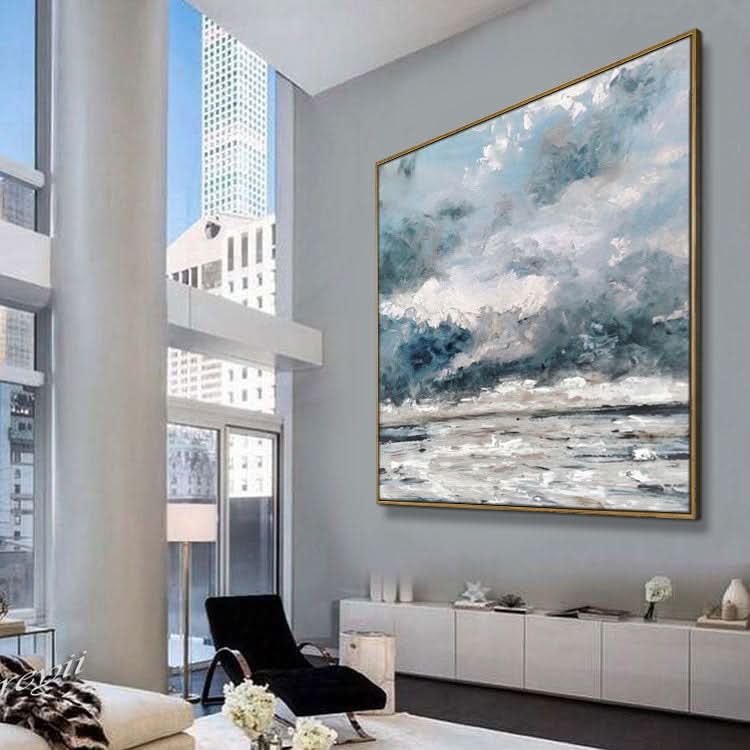 Handmade Oil Painting Original Oil Painting Modern Paintings Large Abstract Art Canvas Bedroom | Dreamland