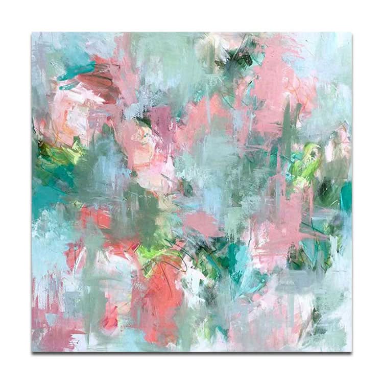 Große Leinwandkunst, abstrakte Originalgemälde, farbenfrohe Gemälde, zeitgenössische Acrylgemälde auf Leinwand | Verstreut und geflohen 