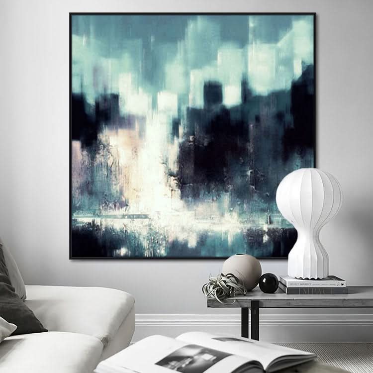 Large Abstract White Painting Original Abstract Painting Contemporary Wall Painting Acrylic Abstract Art | Moment of destruction